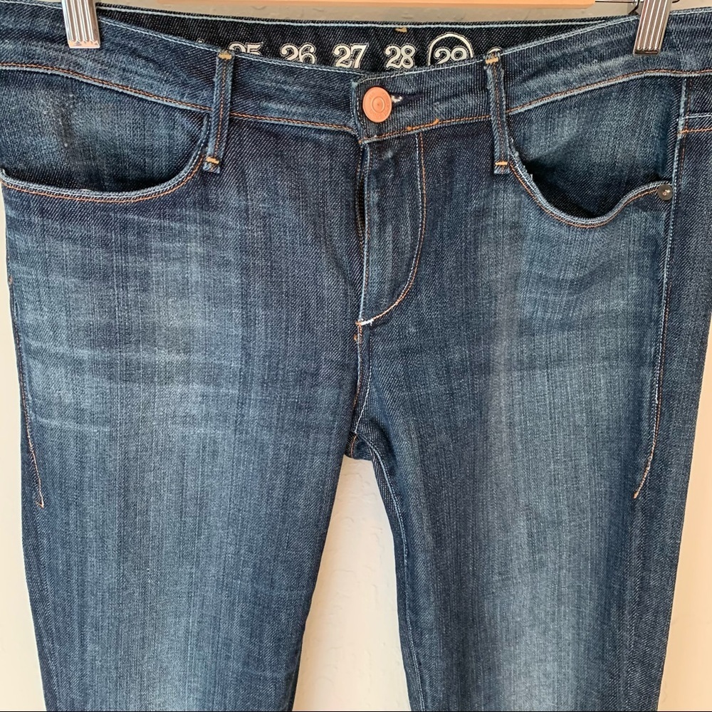 ERNEST SEWN Vintage Low-Rise Boot Cut Jeans Hefner 434 Size 29 - Picture 7 of 11
